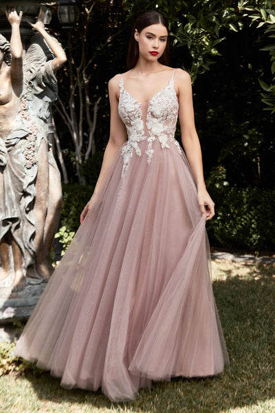 CDfloral-applique-tulle-a-line-gown-cb075 – SIVORY COLLECTION