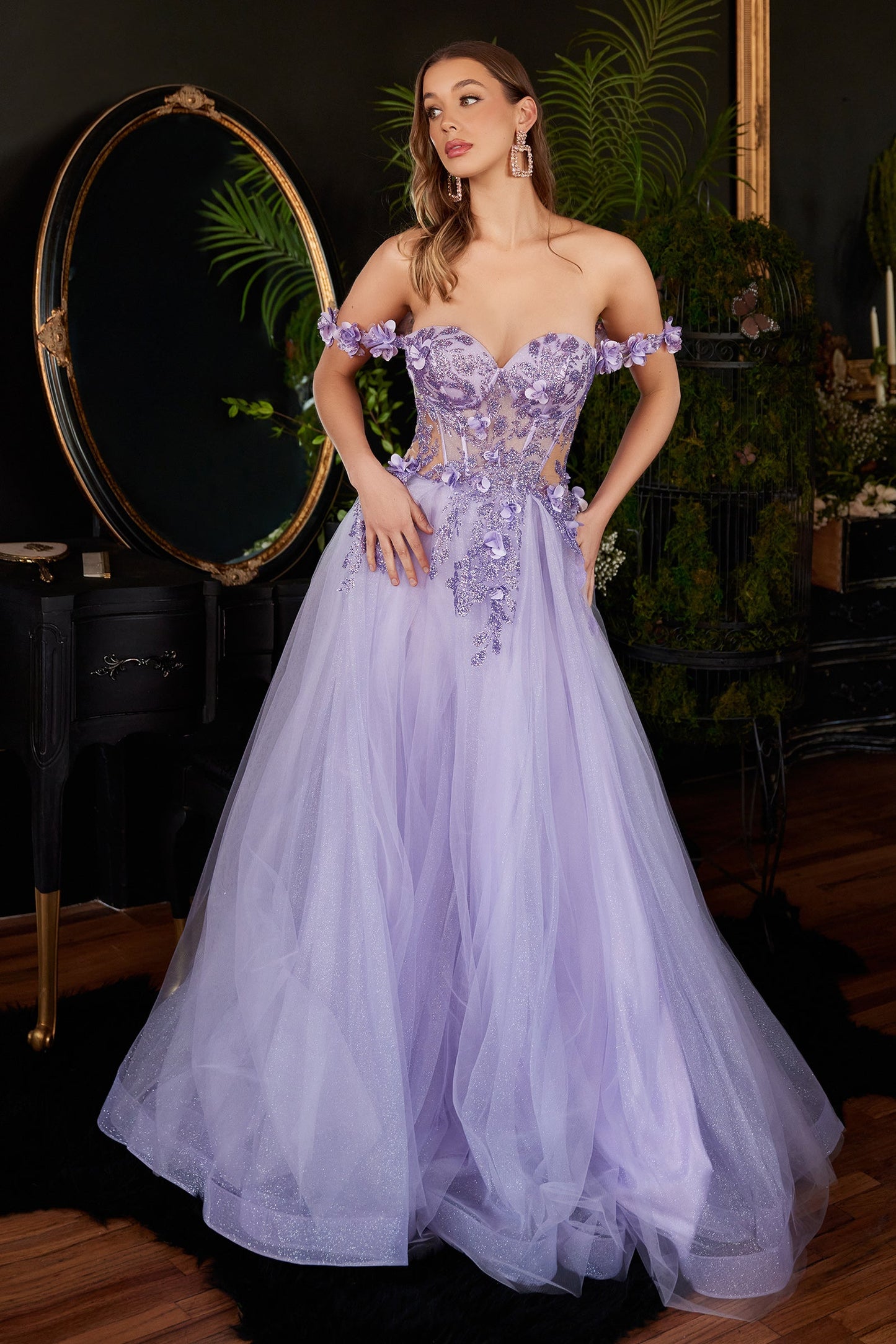 CDembellished-corset-bodice-off-shoulder-gown-cb104