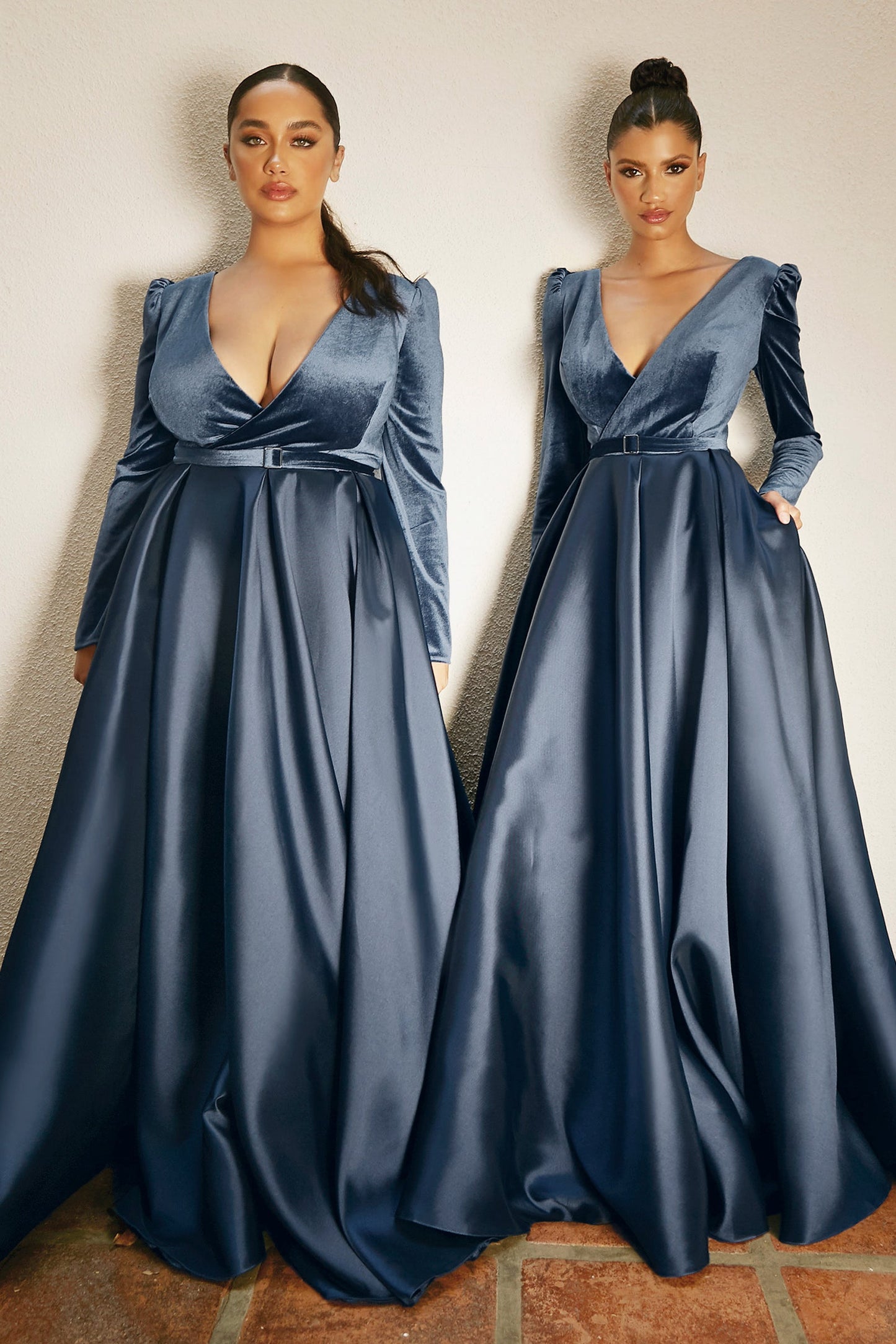 CDlong-sleeve-velvet-long-gown-cd226