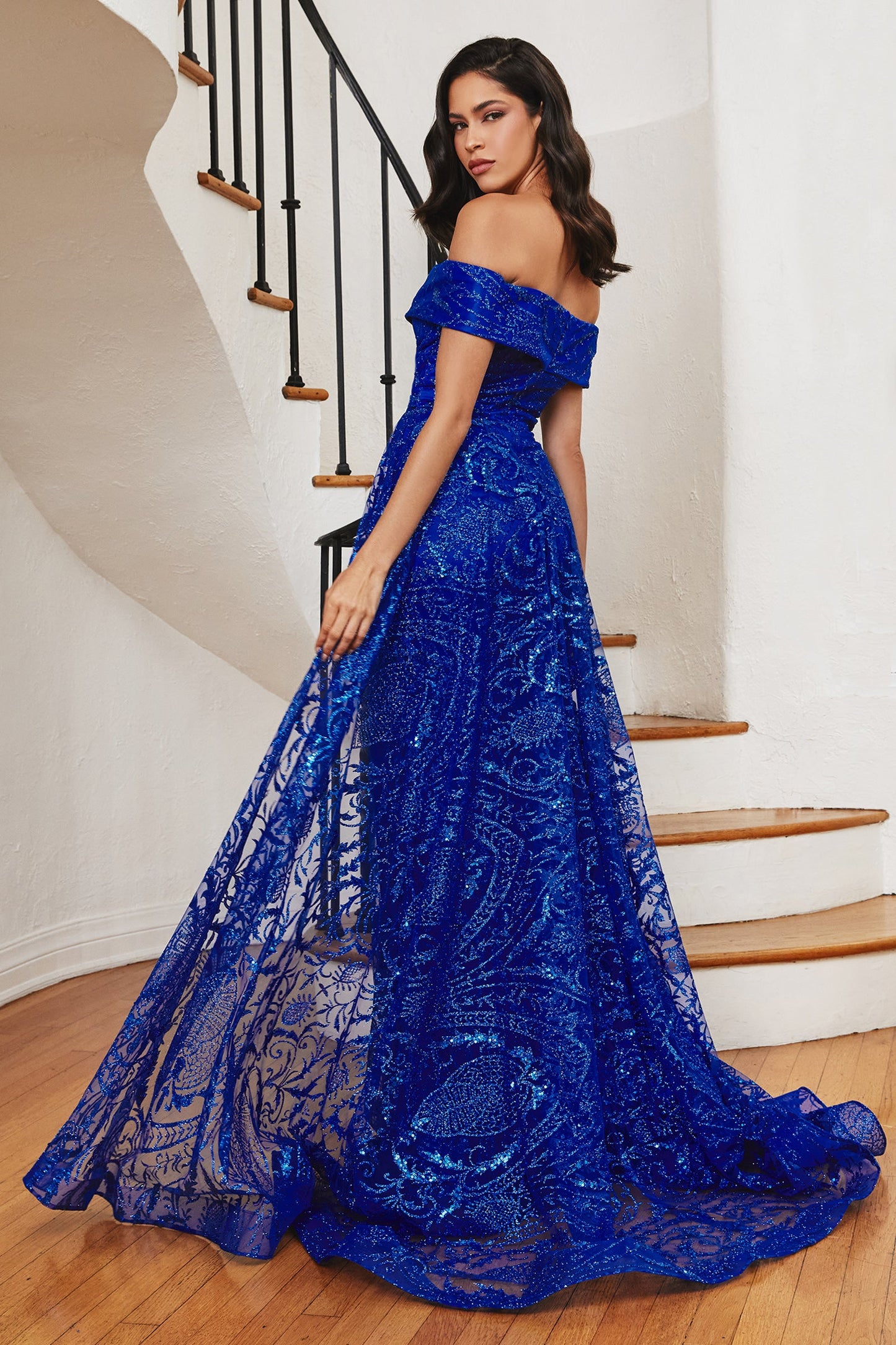 CDlace-appliques-off-shoulder-overskirt-gown-j836