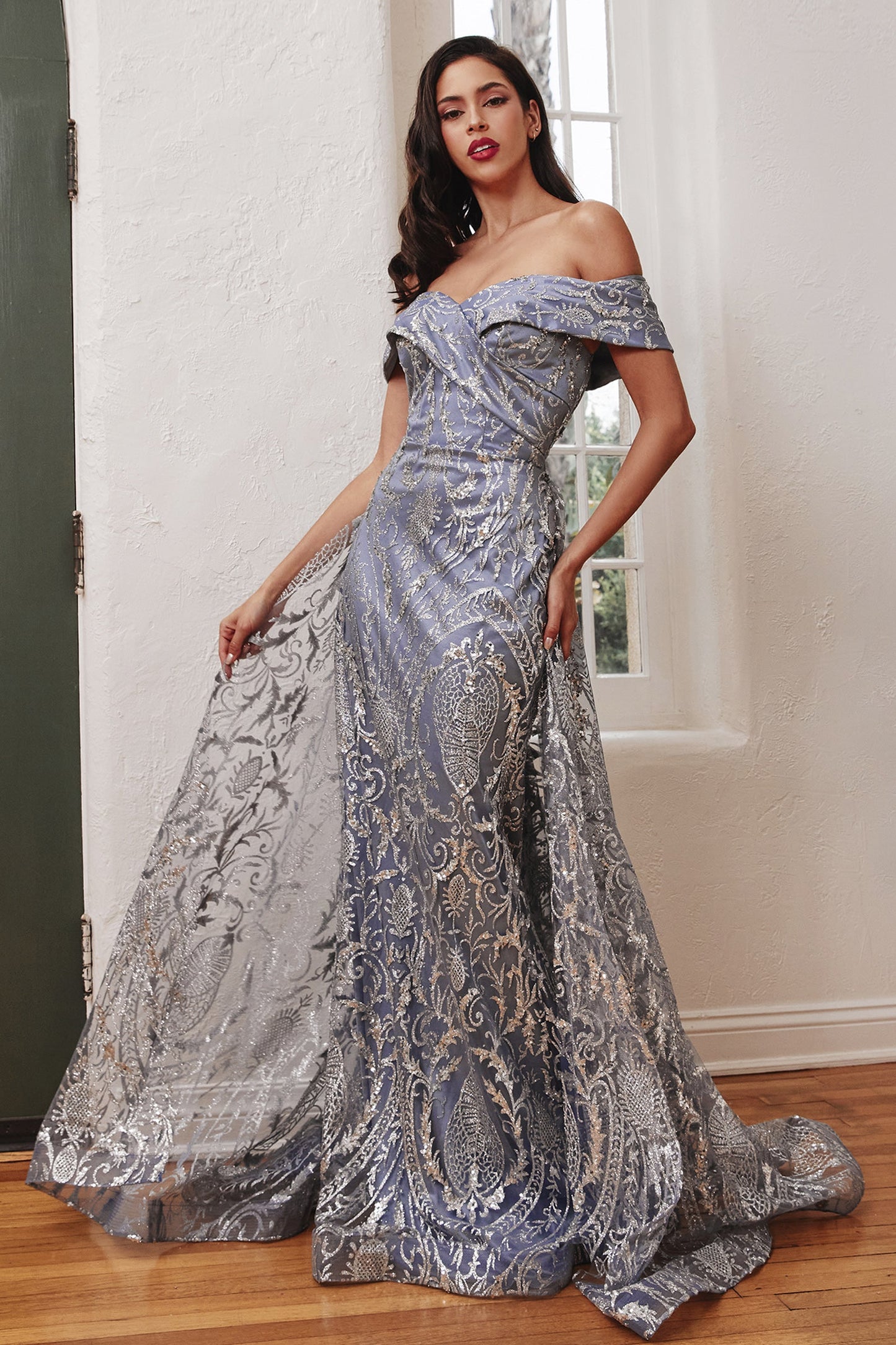 CDlace-appliques-off-shoulder-overskirt-gown-j836