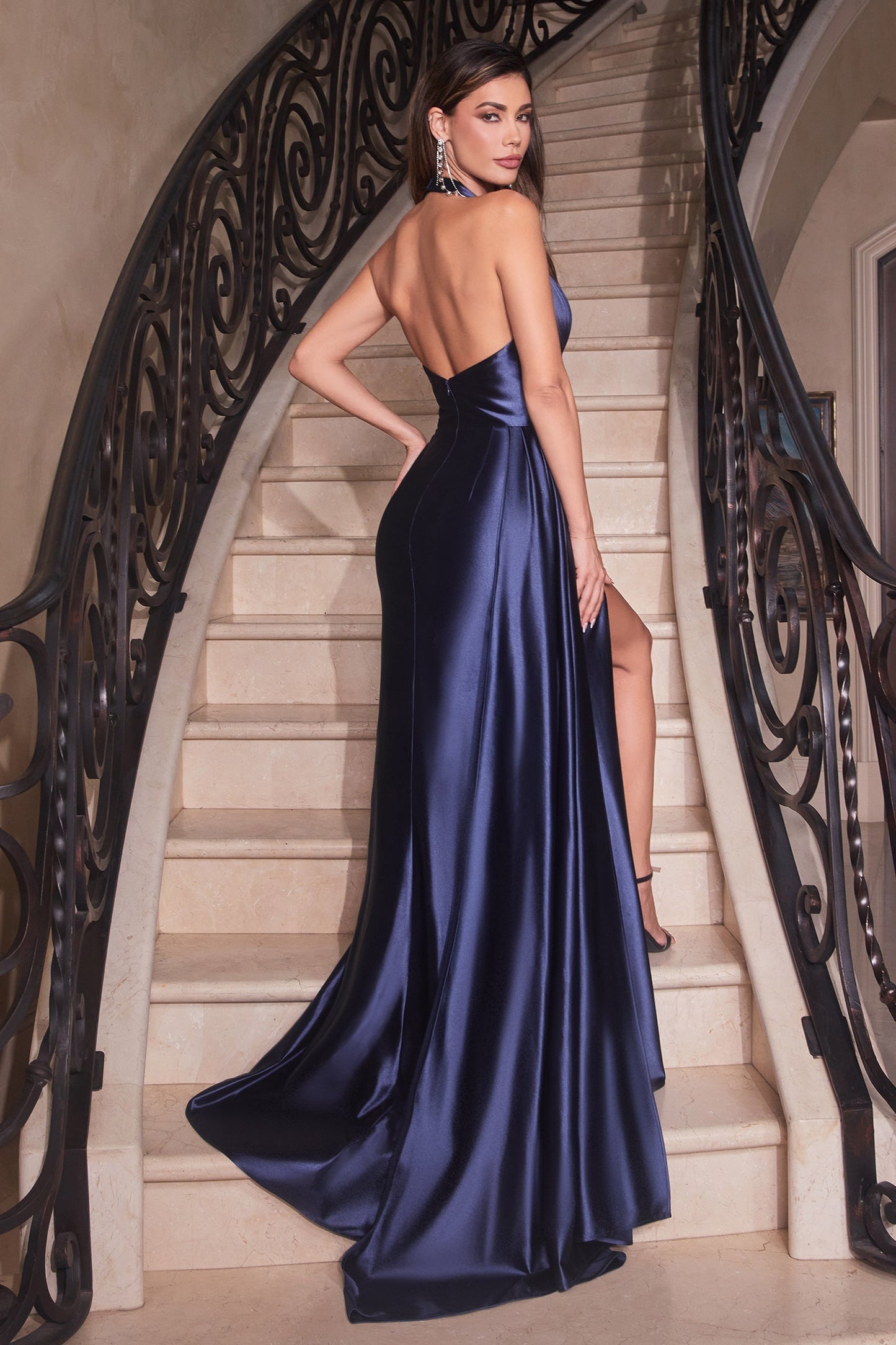 CDhalter-fitted-long-satin-dress-ch079