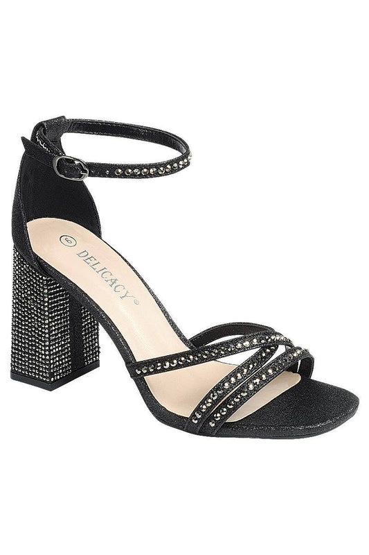 VENICE Medium Block Heel Party Shoes