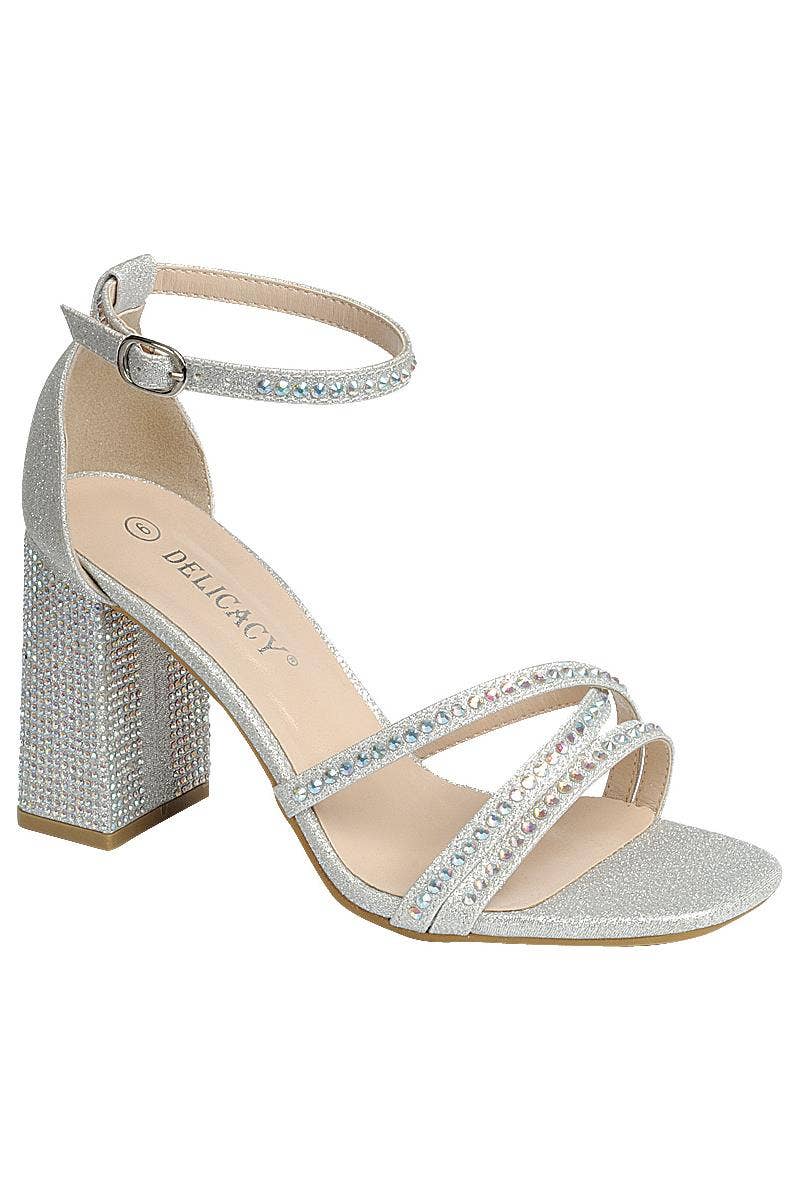 VENICE Medium Block Heel Party Shoes