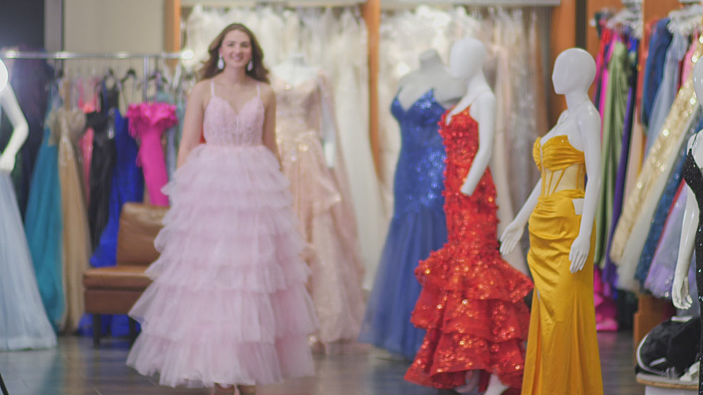 Long A-Line Tiered Skirt Blackless Dress SV61029