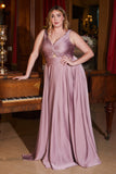 Stylish Satin Keyhole A-Line Dress 7497