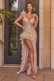 CDfeathered-stylish-details-embellished-fitted-gown-9312