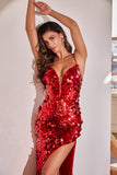 CDfitted-sparkly-paillette-glamorous-gown-b1141