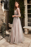 CDlong-sleeve-embellished-a-line-ball-gown-b701