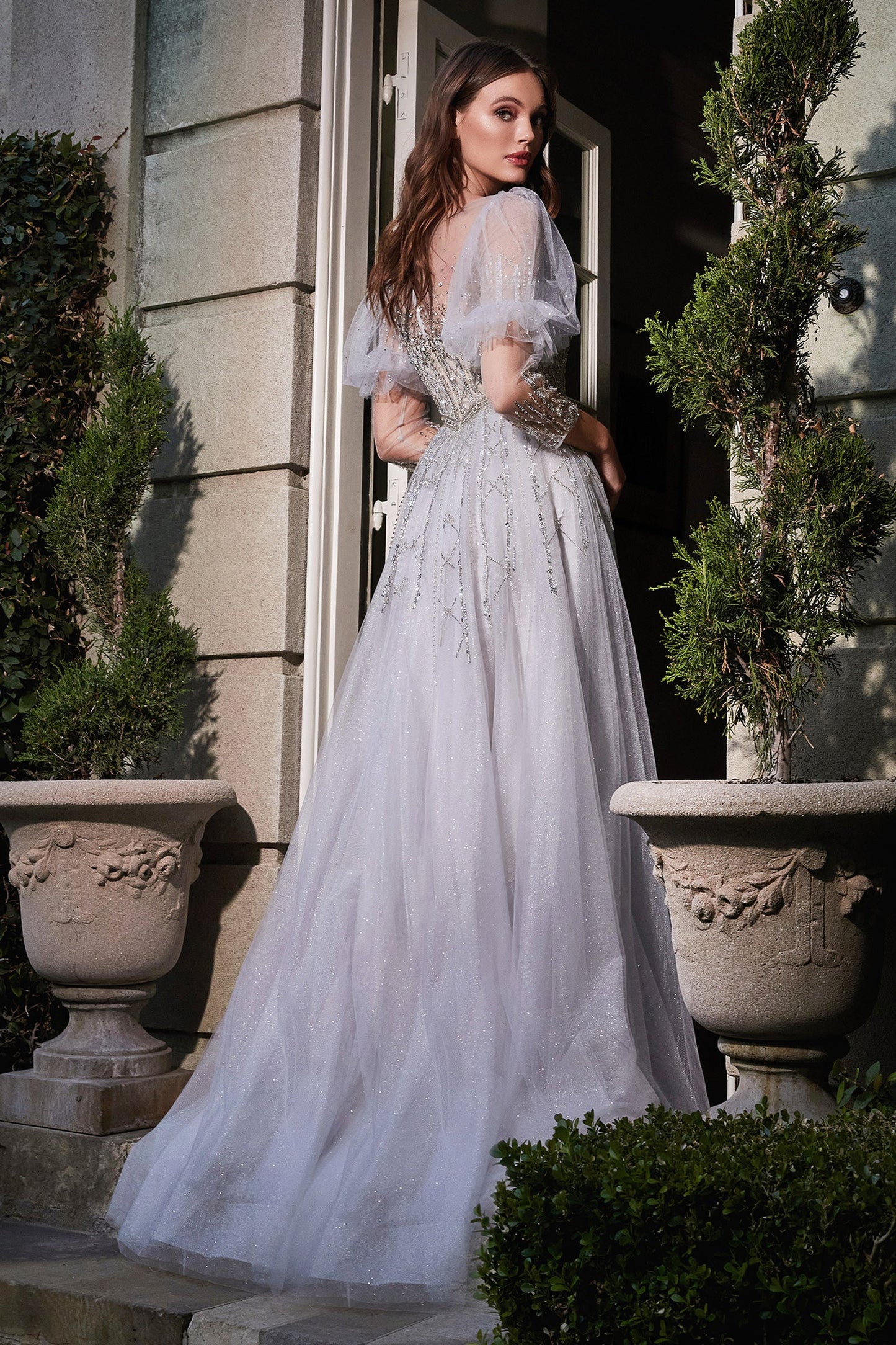 CDpuff-sleeve-beaded-floor-length-ball-gown-b707