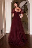 CDpuff-sleeve-a-line-tulle-gown-b712