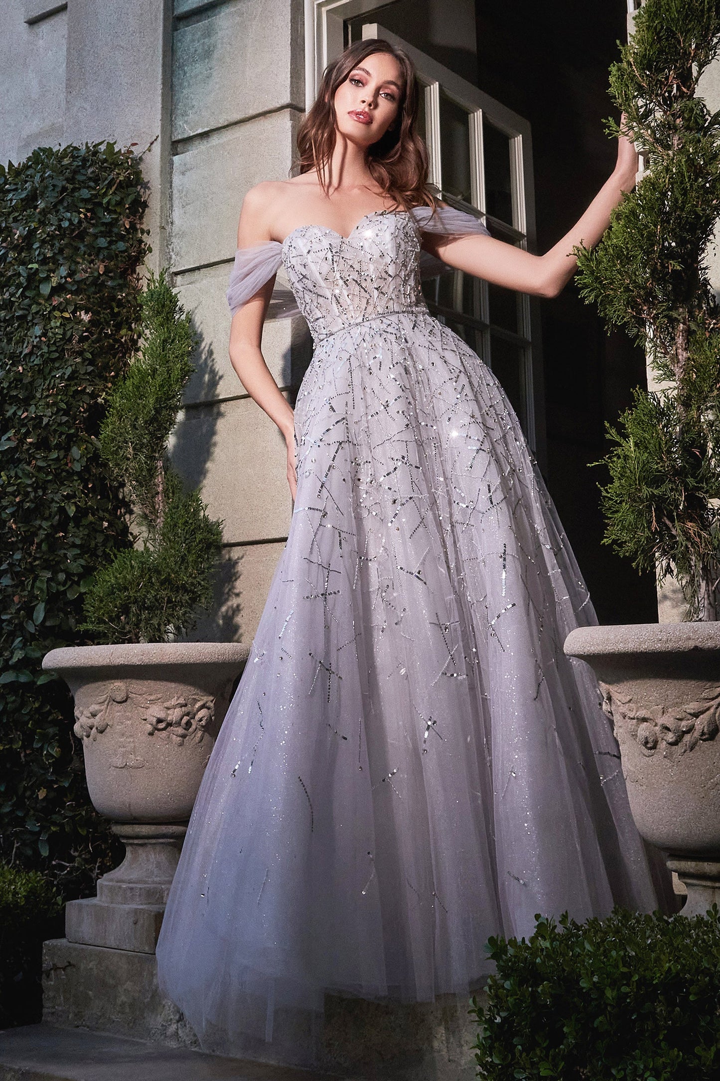 CDglitter-off-shoulder-a-line-gown-B713