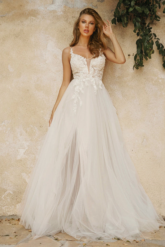 CDlayered-a-line-tulle-white-gown-cb072w