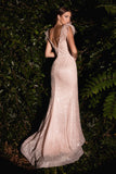 CDpearl-beaded-feather-gown-with-slit-cb076