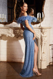 CDfeathered-off-shoulder-fitted-gown-cb092