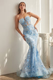 CDstrapless-butterfly-design-mermaid-gown-cb099
