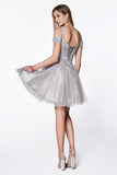 CDshort-cold-off-shoulder-a-line-dress-with-glittered-tulle-skirt-cd0132