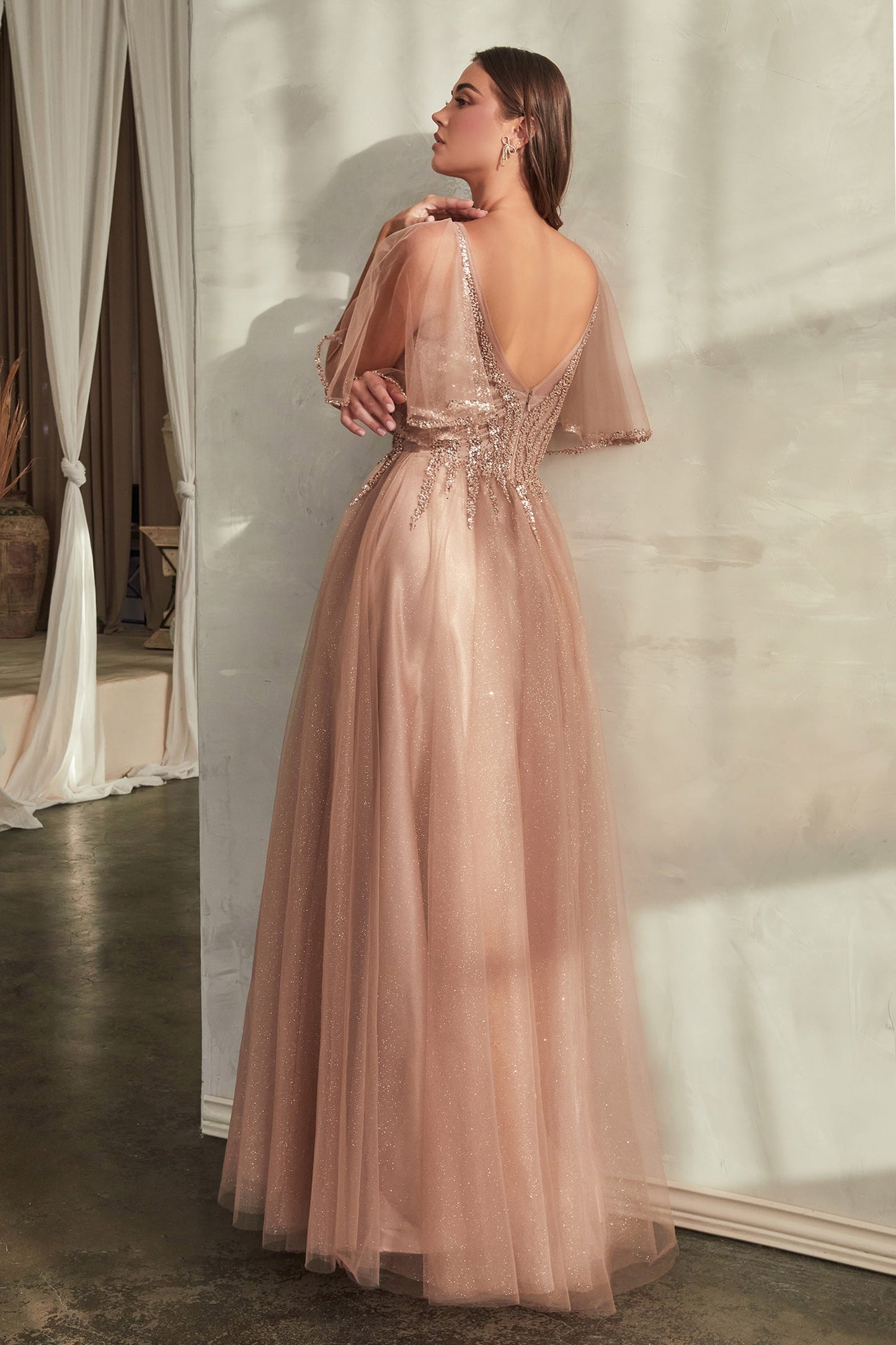 CDsheer-bell-sleeves-embellished-bodice-tulle-dress-cd0175