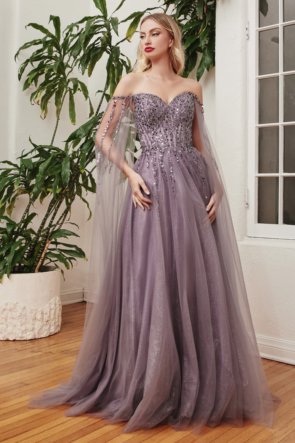 CDbeaded-cap-sleeve-tulle-gown-cd0204