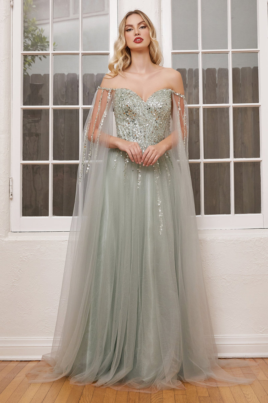CDbeaded-cap-sleeve-tulle-gown-cd0204