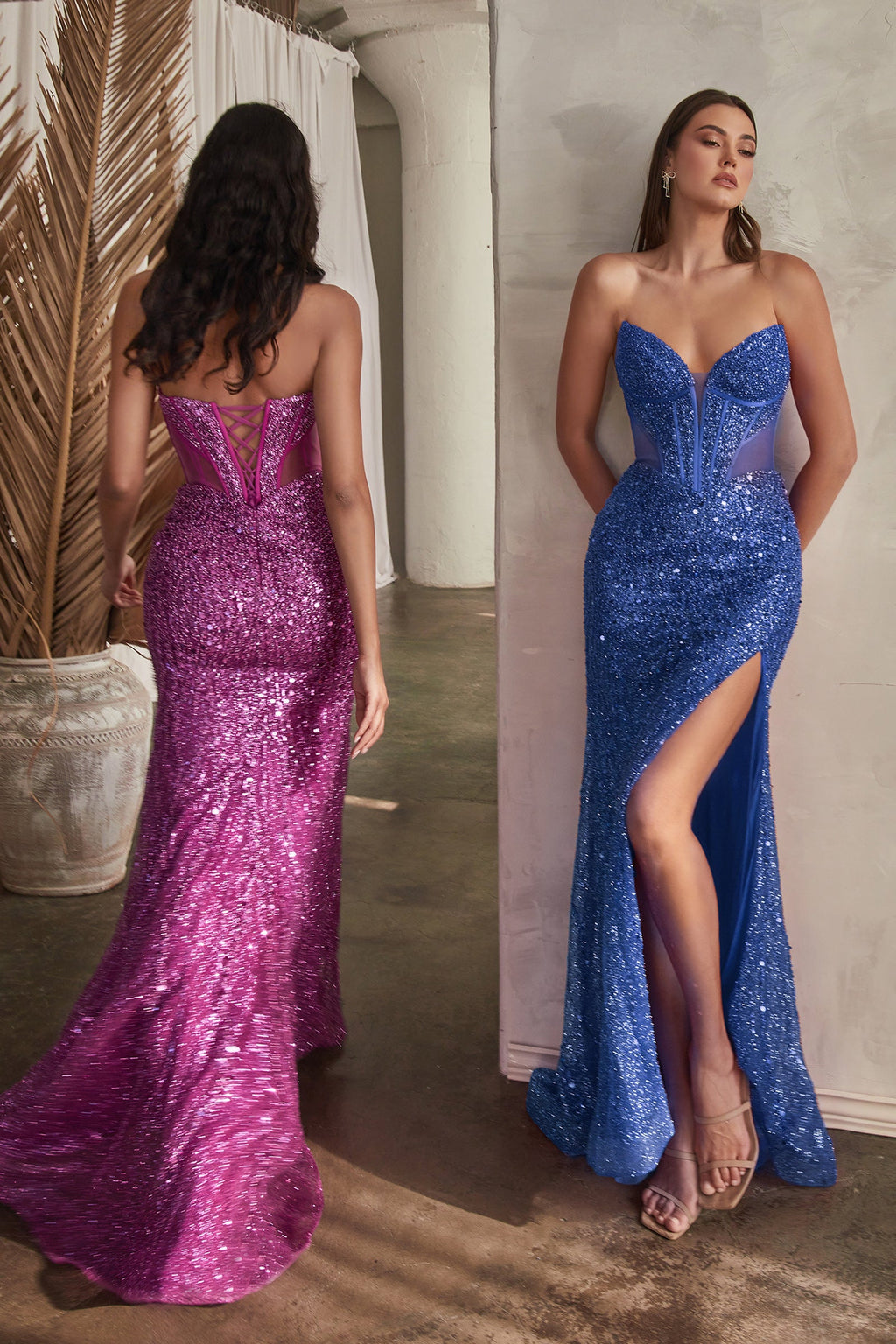 CDfully-beaded-strapless-dress-with-slit-cd0227