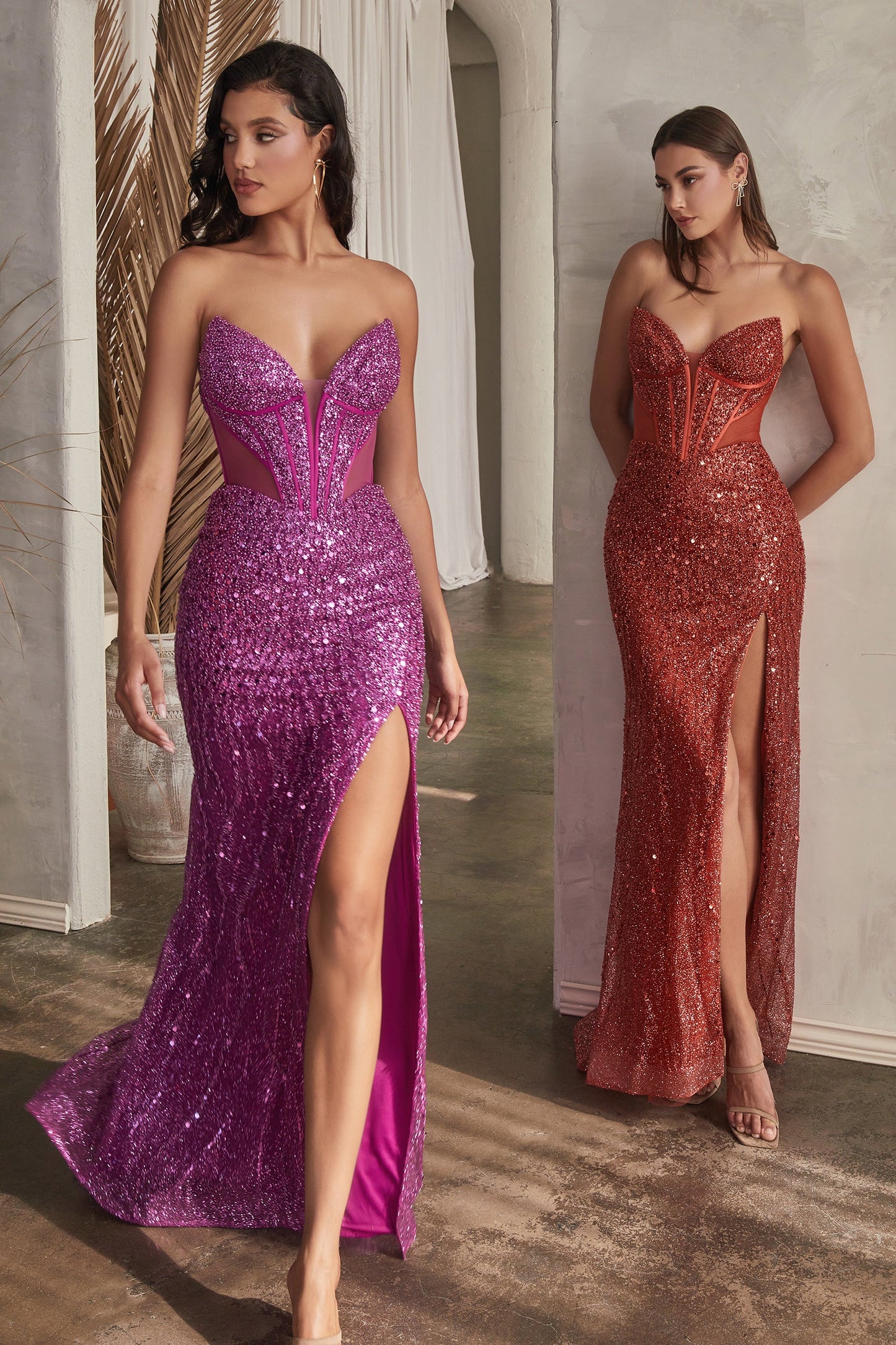 CDfully-beaded-strapless-dress-with-slit-cd0227