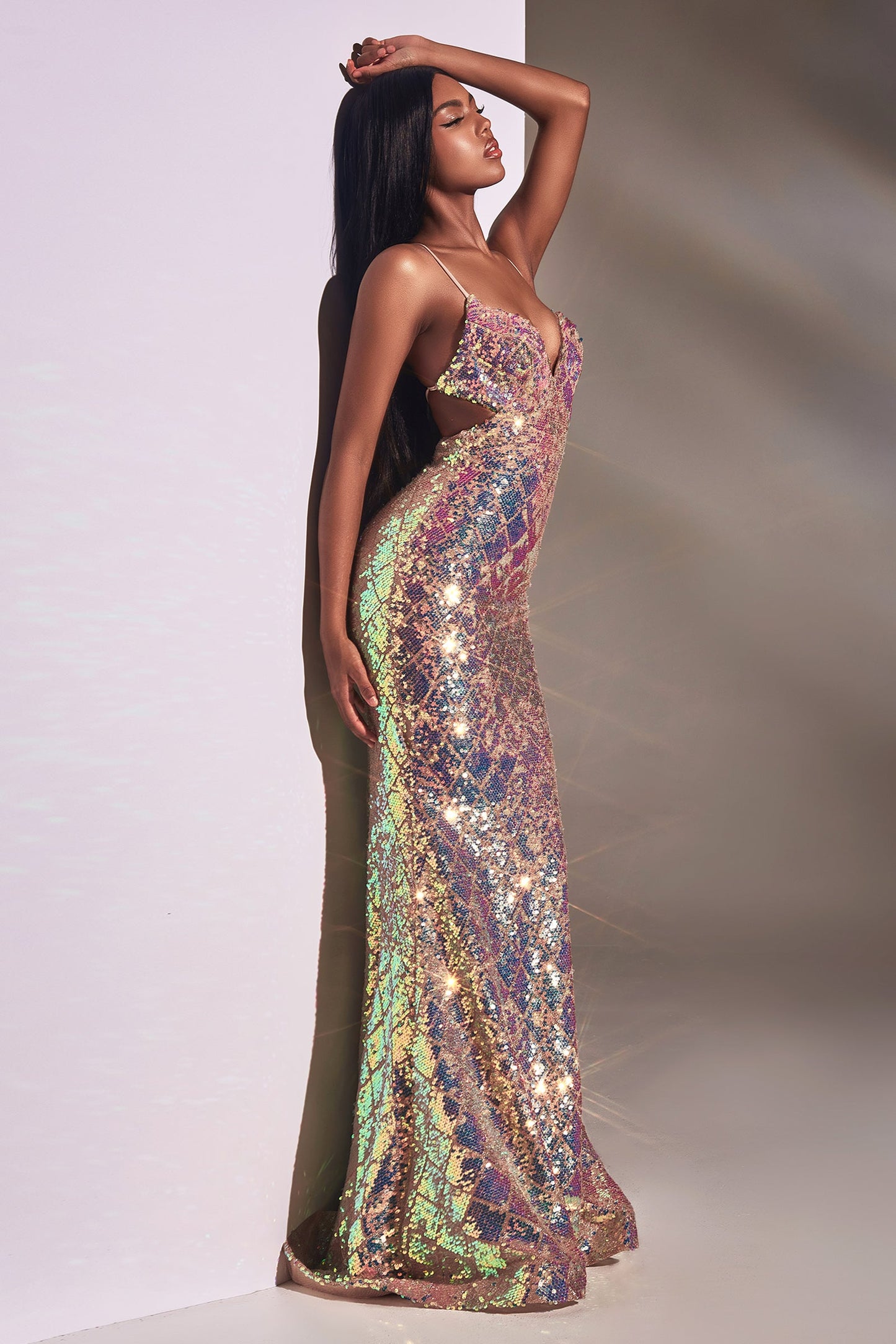 CDlong-fitted-iridescent-sequin-dress-cd880