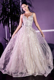 CDglittered-tulle-deep-v-back-a-line-ball-gown-cd940