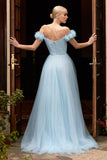CDlayered-tulle-off-the-shoulder-long-gown-cd957
