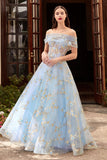 CDfloral-appliques-a-line-strapless-long-ball-gown-cd-963