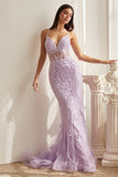 Sexy Fitted Beaded Mermaid Dress CD992