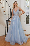 Long A-Line Beaded Gown CD994