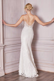CDfloral-applique-fitted-bridal-gown-cds403w