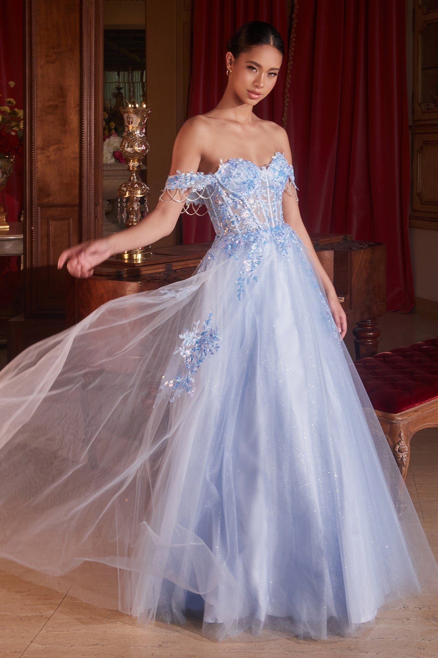 CDoff-shoulder-tulle-ball-gown-cds490