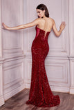 CDfitted-strapless-elegant-sequin-gown-ch151