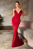 CDopen-back-deep-v-neck-long-fitted-stretch-satin-evening-gown-cv06p
