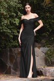 Off-Shoulder Sweetheart Neckline Long Prom Gown KV1050