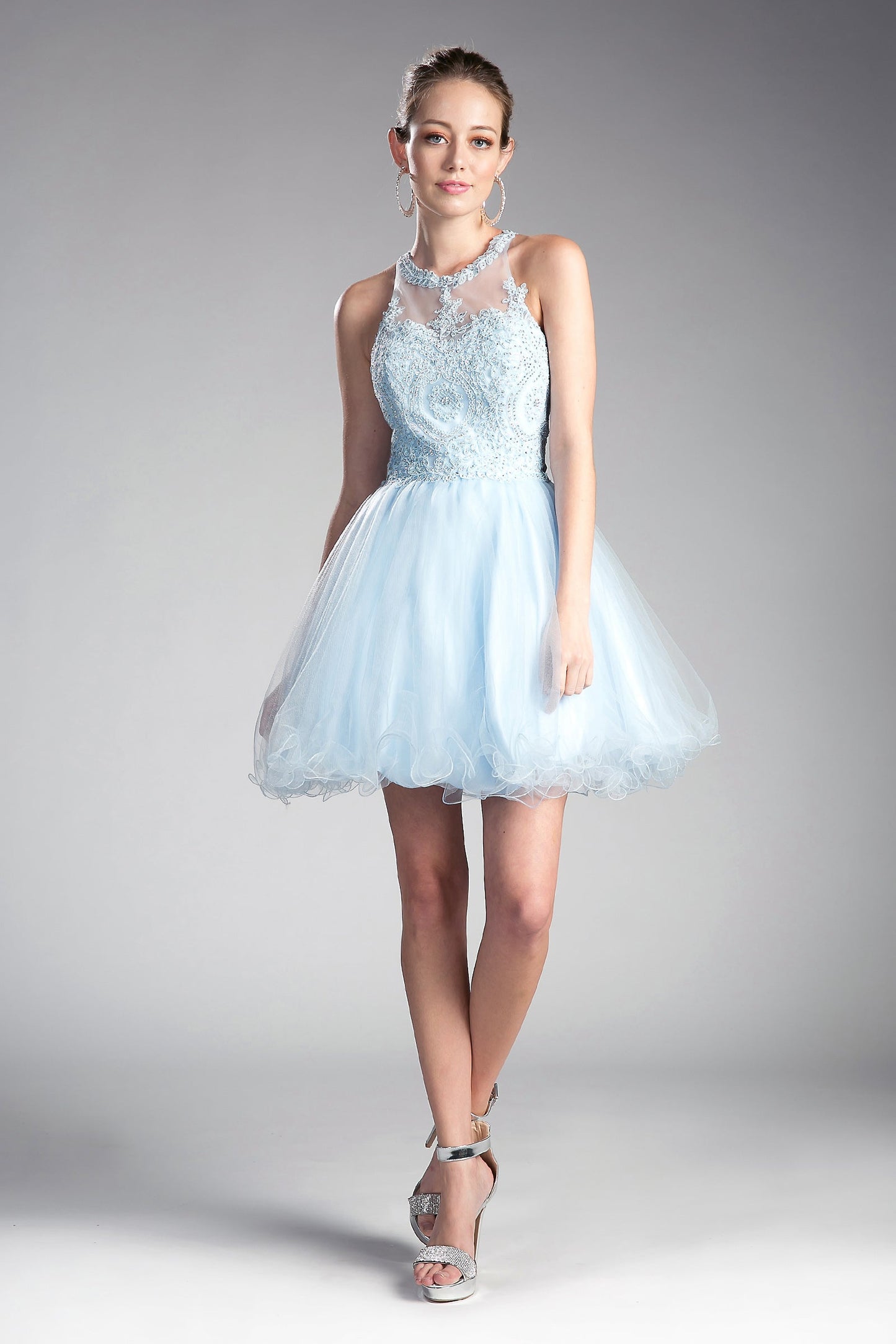 CDillusion-jeweled-neckline-sleeveless-short-evening-dress=uj0119