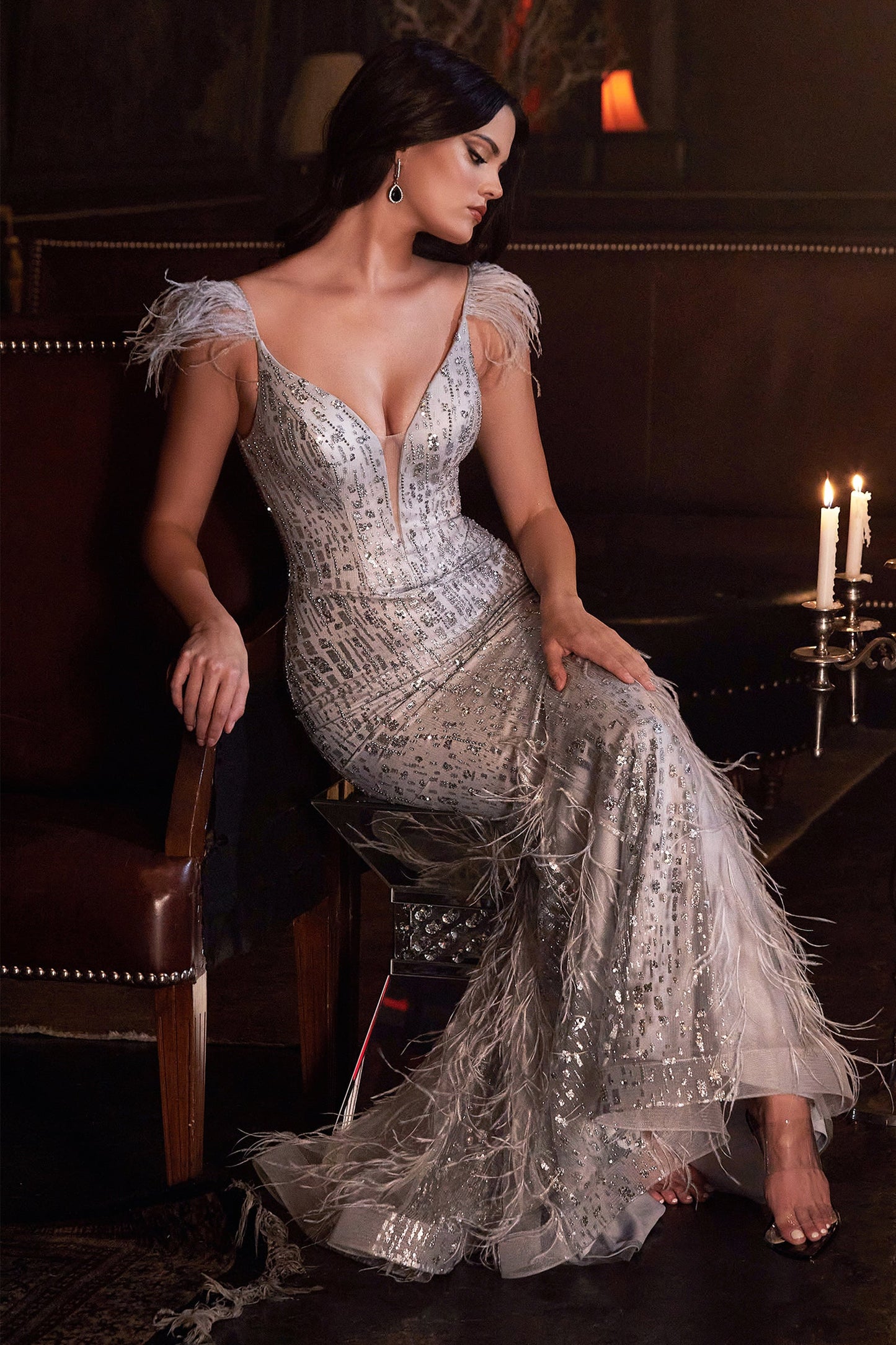 CDsequin-plunging-neckline-fitted-gown-cb088