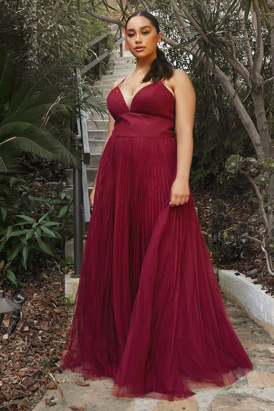 CDlong-sweetheart-pleated-tulle-dress-cd184