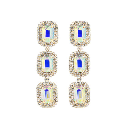 Aurbo Triple Halo Earrings