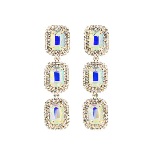 Aurbo Triple Halo Earrings